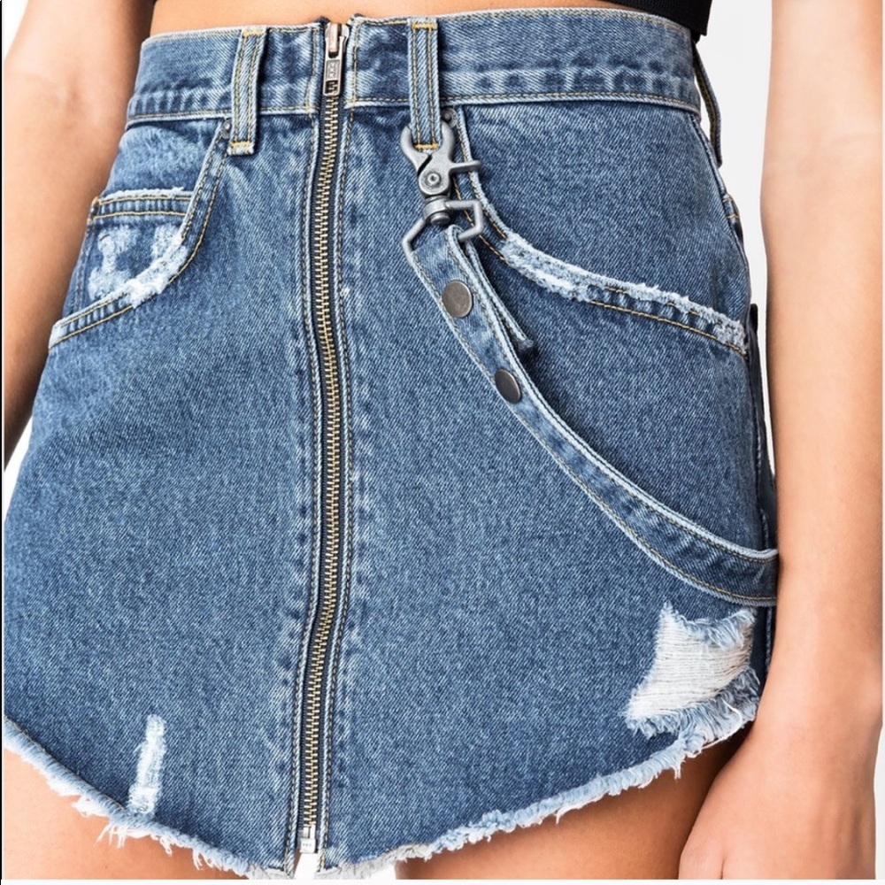 LF CARMAR denim skirt - Picture 4 of 4